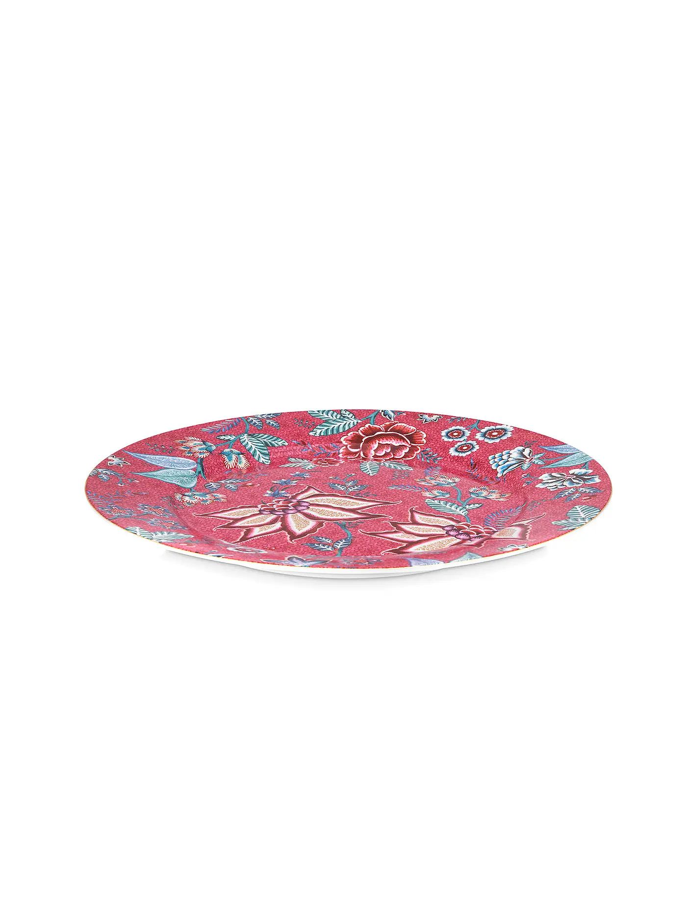 PIP STUDIO | Platzteller 32cm Flower Festival Dark Pink | 
